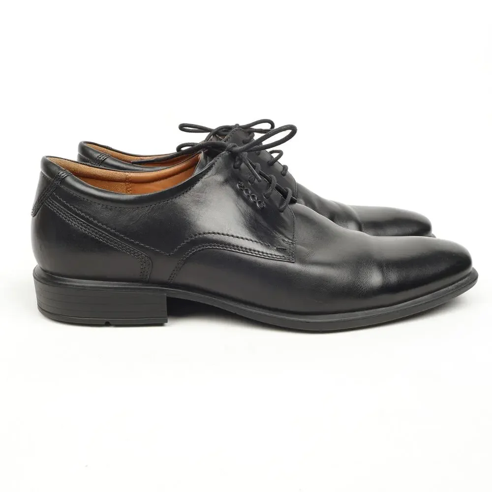 Ecco Mens EU46 US 12-12.5 46P631524239470 Derby Oxford Plain Toe Dress Shoes